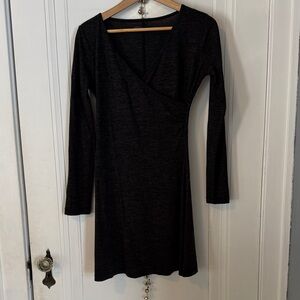 Prana Charcoal Long Sleeve Dress